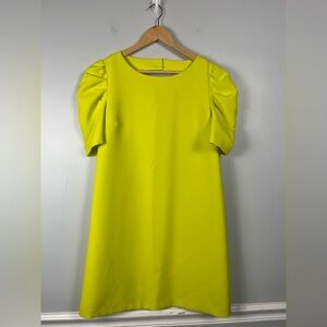 New Anna Cate Claire Dress in Chartreuse size small